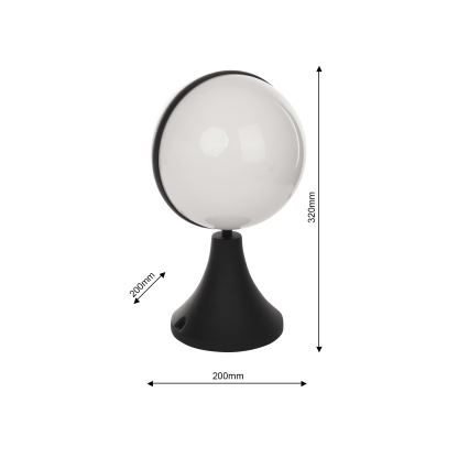 Lampa zewnętrzna CIRCULO 1xE27/40W/230V IP44