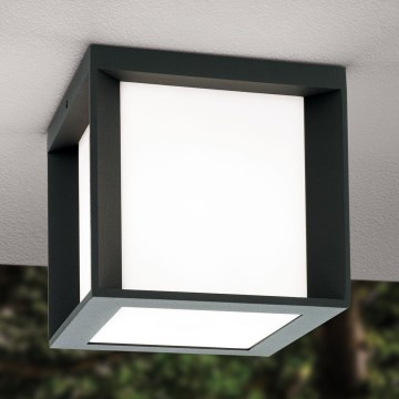 Lampa zewnętrzna HENRY 1xE27/15W/230V 16x16 cm IP44 antracyt