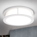 Lampa zewnętrzna HENRY 2xE27/15W/230V śr. 30 cm IP44 biała