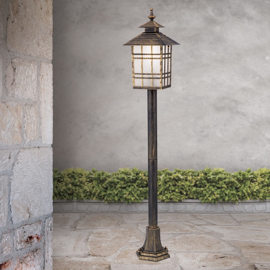 Lampa zewnętrzna KIKO 1xE27/11W/230V IP44 brąz/patyna