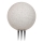 Lampa zewnętrzna KULA 1xE27/60W/230V śr. 40 cm IP44 szara