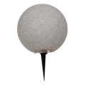 Lampa zewnętrzna KULA 1xE27/60W/230V, średnica 30 cm, IP44, szara