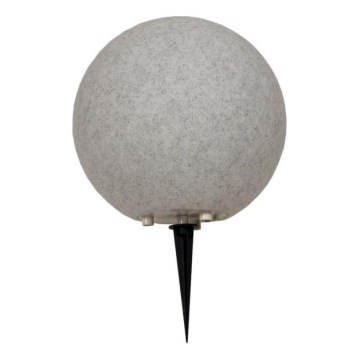 Lampa zewnętrzna KULA 1xE27/60W/230V, średnica 30 cm, IP44, szara