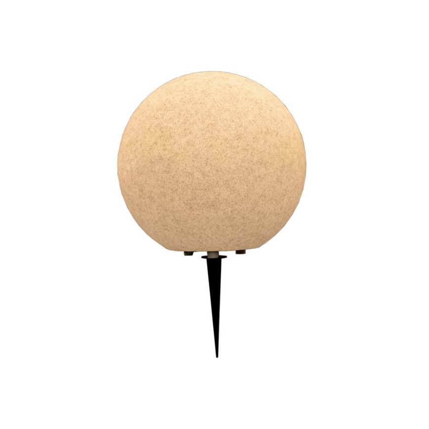 Lampa zewnętrzna KULA 1xE27/60W/230V, średnica 30 cm, IP44, szara