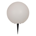 Lampa zewnętrzna KULA 1xE27/60W/230V, średnica 35 cm, IP44, biała