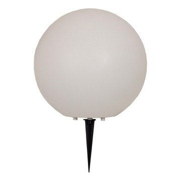 Lampa zewnętrzna KULA 1xE27/60W/230V, średnica 35 cm, IP44, biała