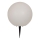 Lampa zewnętrzna KULA 1xE27/60W/230V, średnica 35 cm, IP44, biała