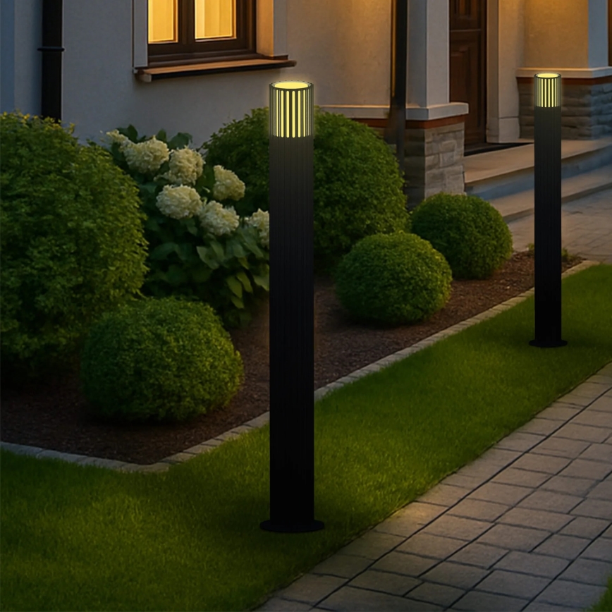 Lampa zewnętrzna KUUSAMO 1xE27/20W/230V 74 cm IP54 antracyt