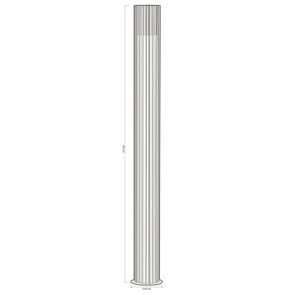 Lampa zewnętrzna KUUSAMO 1xE27/20W/230V 74 cm IP54 antracyt
