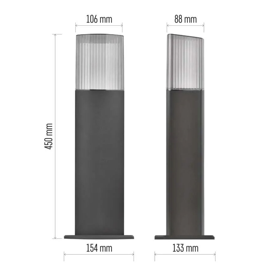 Lampa zewnętrzna LANA 1xE27/25W/230V IP54 45 cm