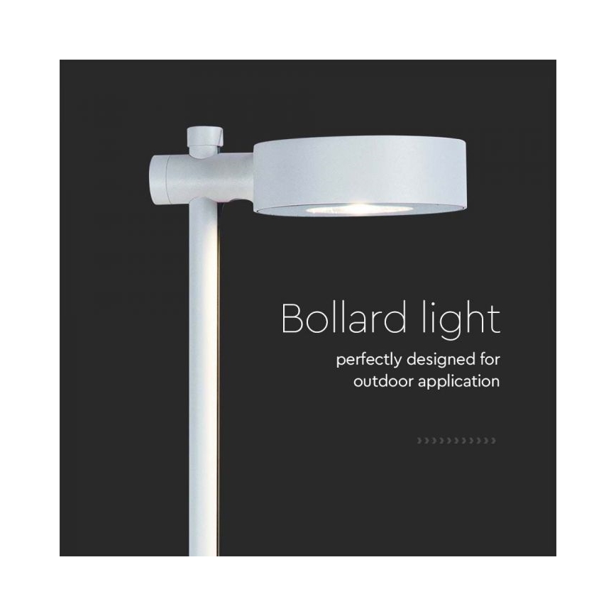 Lampa zewnętrzna LED/7W/230V 3000K IP65 biała 102 cm