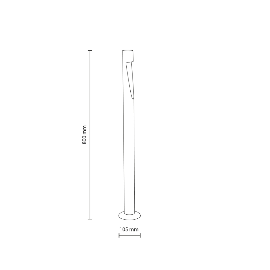 Lampa zewnętrzna LED SENA L LED/5W/230V IP65 80 cm beżowa
