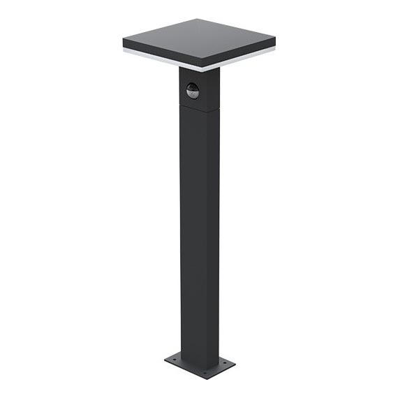 Lampa zewnętrzna LED z czujnikiem BARI LED/10W/230V 4000K 60 cm IP54 antracyt