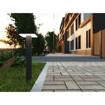 Lampa zewnętrzna LED z czujnikiem BARI LED/10W/230V 4000K 60 cm IP54 antracyt
