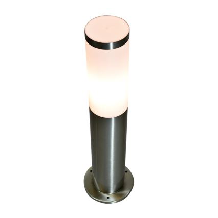 Lampa zewnętrzna LIVIA 1xE27/10W/230V 45 cm IP44 srebrna
