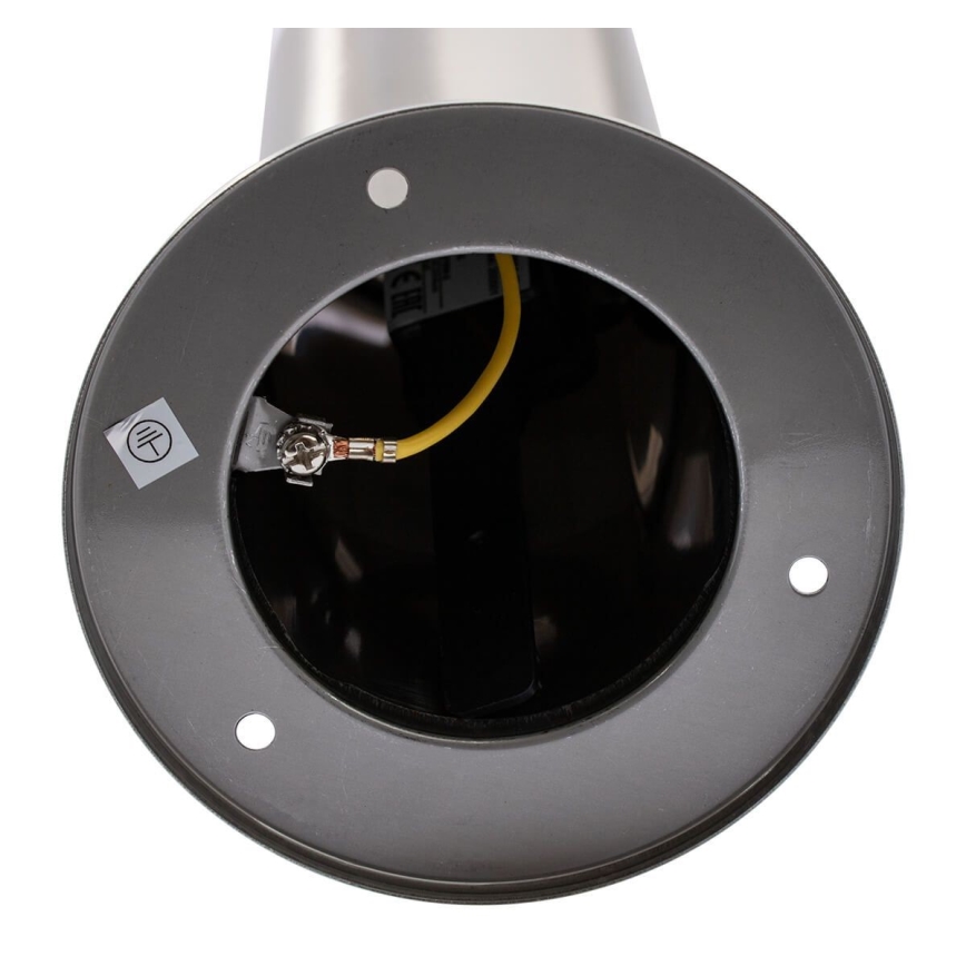 Lampa zewnętrzna LIVIA 1xE27/10W/230V 45 cm IP44 srebrna