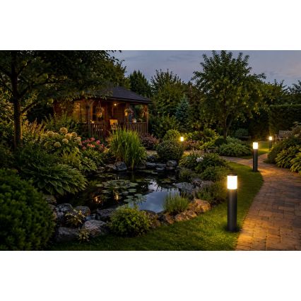 Lampa zewnętrzna LOPPA 1xE27/60W/230V 45 cm IP44 czarna