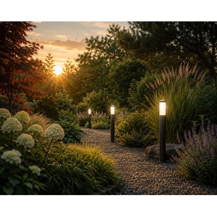 Lampa zewnętrzna LOPPA 1xE27/60W/230V 65 cm IP44 antracyt