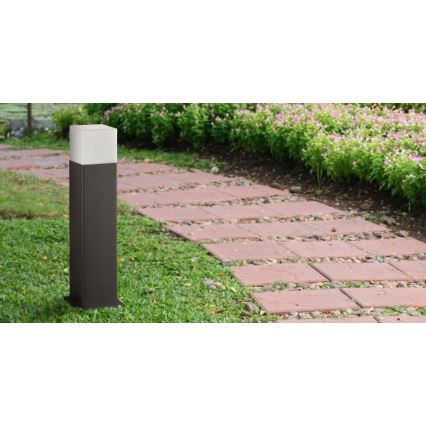 Lampa zewnętrzna NEW YORK 1xE27/12W/230V IP44 44 cm antracyt