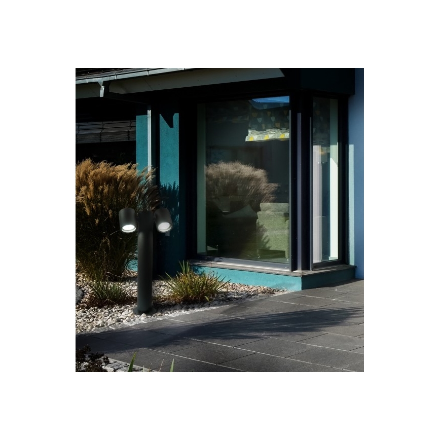 Lampa zewnętrzna PINO 2xGU10/10W/230V IP44 44 cm