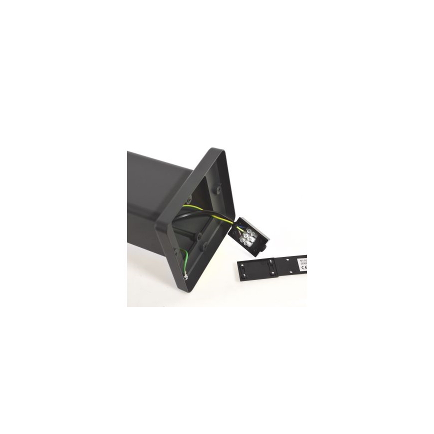 Lampa zewnętrzna SANTA 1xE27/60W/230V 50 cm IP54 czarna