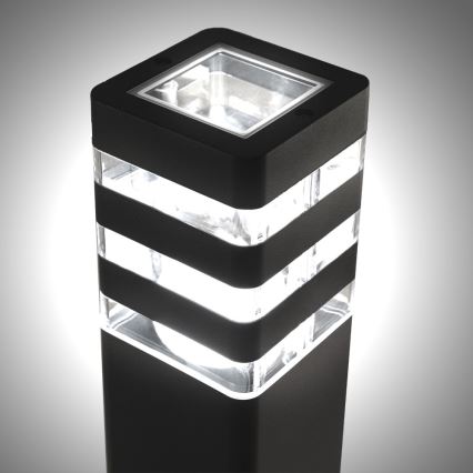 Lampa zewnętrzna SANTA 1xE27/60W/230V 50 cm IP54 antracyt
