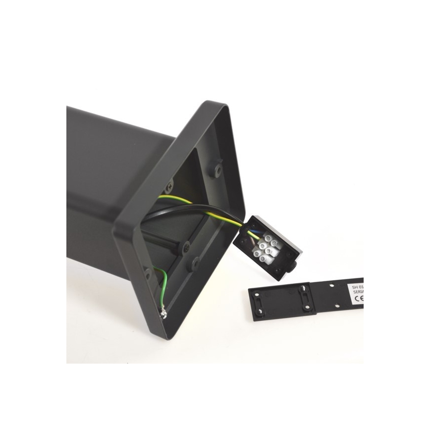 Lampa zewnętrzna SANTA 1xE27/60W/230V IP54 79,5 cm czarna
