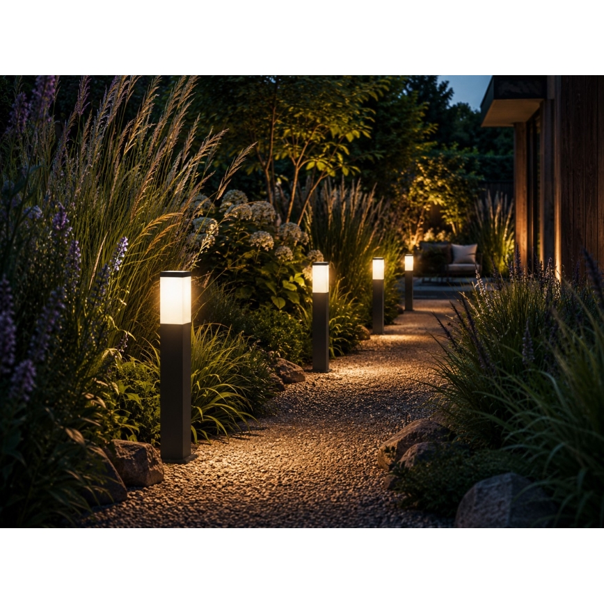 Lampa zewnętrzna SOPPA 1xE27/60W/230V 65 cm IP44 antracyt
