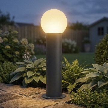 Lampa zewnętrzna STONO 1xE27/15W/230V 50 cm IP65 antracyt