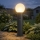 Lampa zewnętrzna STONO z czujnikiem ruchu i zmierzchu 1xE27/15W/230V 50 cm IP65 antracyt
