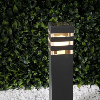 Lampa zewnętrzna TEKSAS 1xE27/12W/230V IP44 74 cm antracyt