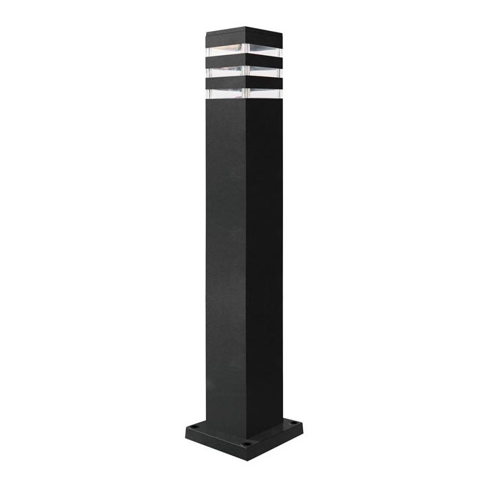 Lampa zewnętrzna TEKSAS 1xE27/12W/230V IP44 74 cm grafit