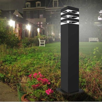 Lampa zewnętrzna TEKSAS 1xE27/12W/230V IP44 74 cm grafit