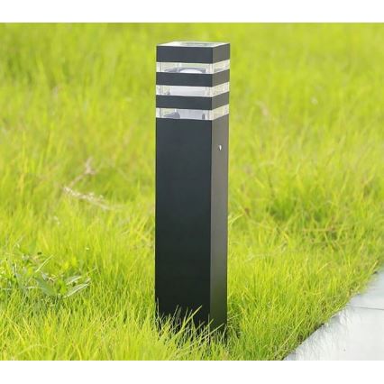 Lampa zewnętrzna TEKSAS 1xE27/12W/230V IP44 74 cm grafit