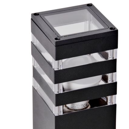 Lampa zewnętrzna TEKSAS 1xE27/12W/230V IP44 74 cm grafit