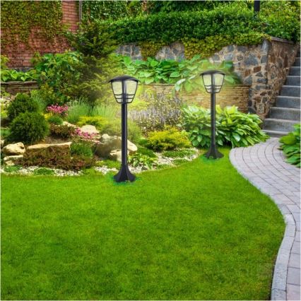 Lampa zewnętrzna TEVIO 1xE27/60W/230V IP54 97 cm czarna