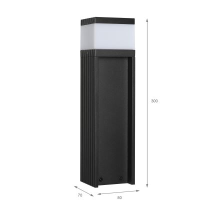 Lampa zewnętrzna VESPER 1xG9/5W/230V IP44 30 cm czarna