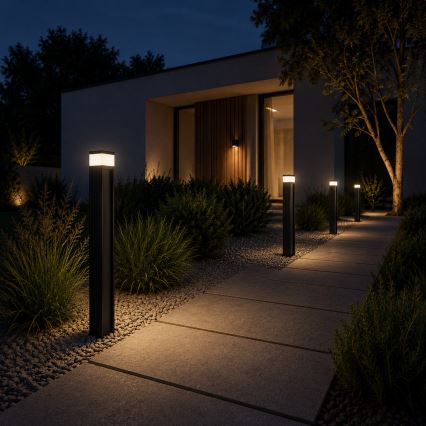 Lampa zewnętrzna VESPER 1xG9/5W/230V IP44 80 cm czarna