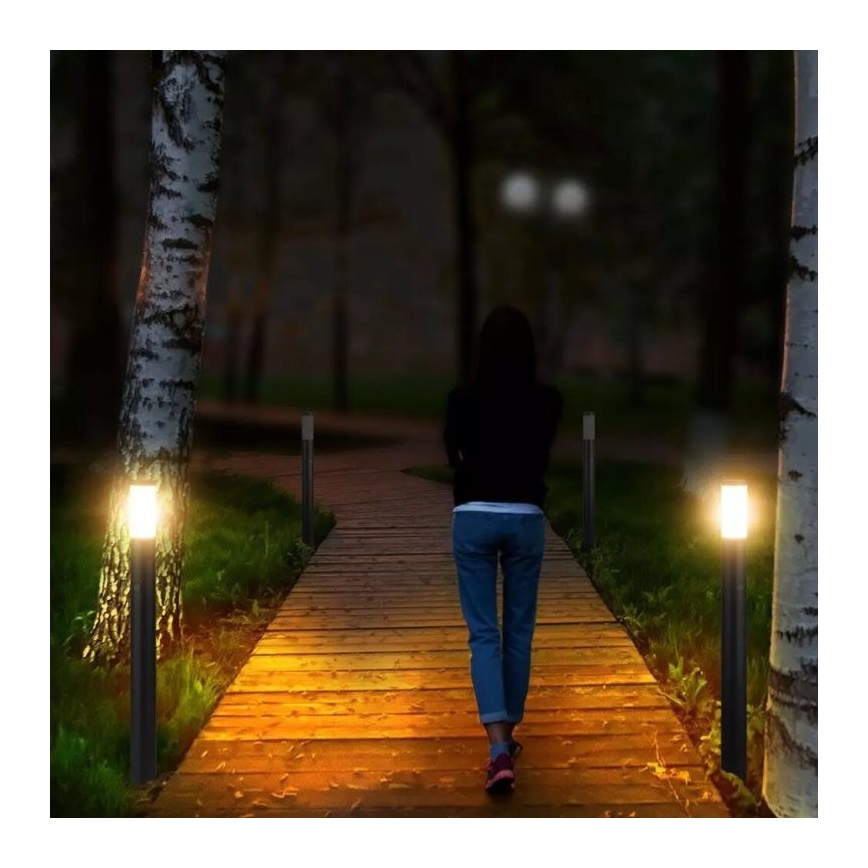 Lampa zewnętrzna z czujnikiem 1×E27/60W/230V IP44 110cm szara