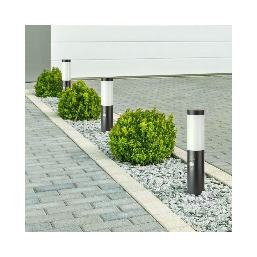 Lampa zewnętrzna z czujnikiem 1×E27/60W/230V IP44 45cm szara