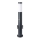 Lampa zewnętrzna z czujnikiem i 2 gniazdami SCHUKO 1xE27/60W/230V IP44 60cm czarny
