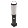Lampa zewnętrzna z czujnikiem LOPPA 1xE27/60W/230V 45 cm IP44 czarna