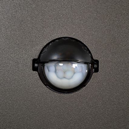 Lampa zewnętrzna z czujnikiem NEW YORK 1xE27/12W/230V IP44 44 cm antracyt