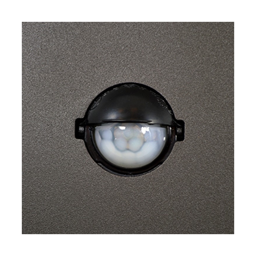 Lampa zewnętrzna z czujnikiem NEW YORK 1xE27/12W/230V IP44 44 cm antracyt