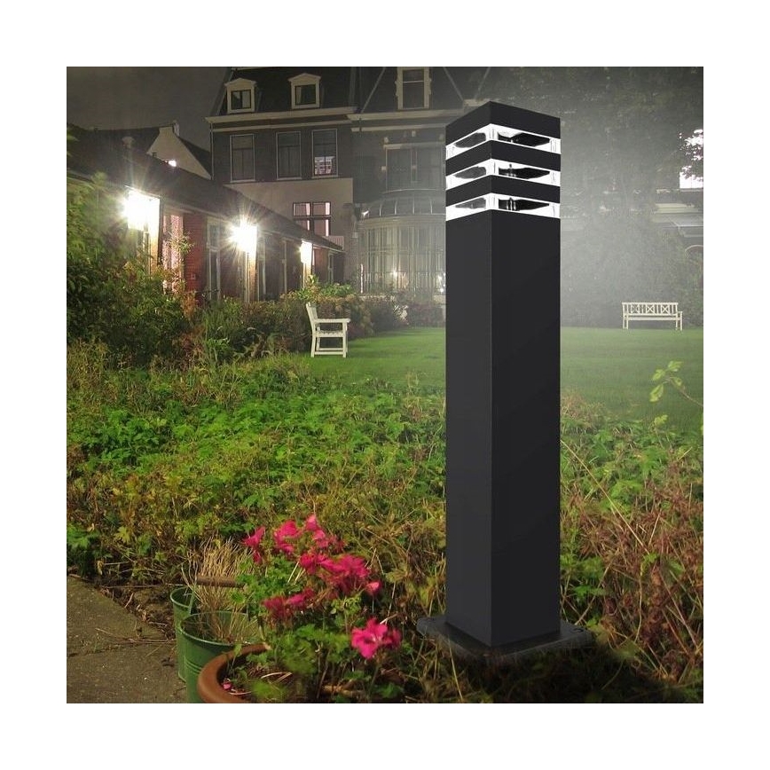Lampa zewnętrzna z czujnikiem TEKSAS 1xE27/12W/230V IP44 44 cm antracyt