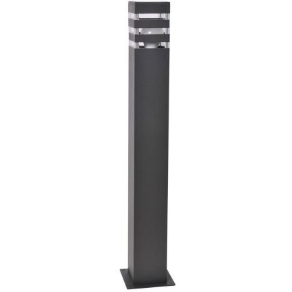 Lampa zewnętrzna z czujnikiem TEKSAS 1xE27/12W/230V IP44 74 cm antracyt