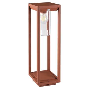 Lampa zewnętrzna z czujnikiem VIMO 1xE27/15W/230V 50 cm IP44 miedź