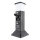Lampa zewnętrzna z dwoma gniazdkami 1xE14/15W/230V IP44 czarny