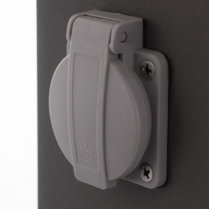 Lampa zewnętrzna z gniazdem GARD 1xE14/60W/230V IP44