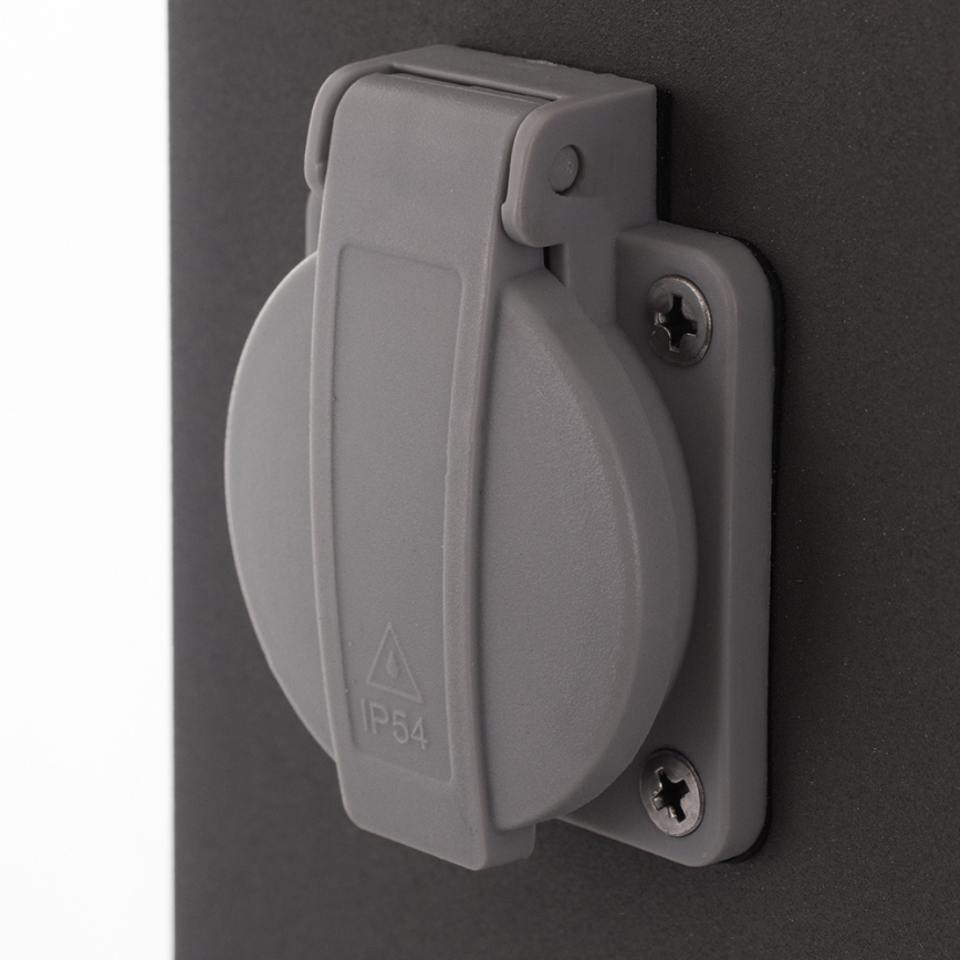 Lampa zewnętrzna z gniazdem GARD 1xE14/60W/230V IP44